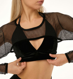 Рашгард черный Bolero Polerina
