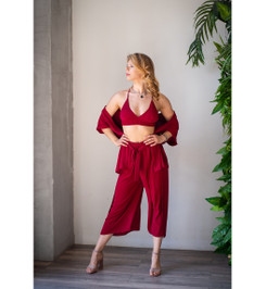 Топ бордовый Bralet I-Style