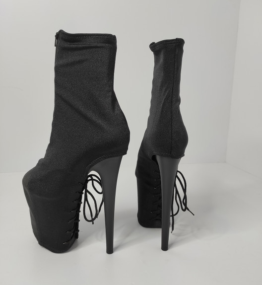 Защита-Чулок на стрипы черная Lace