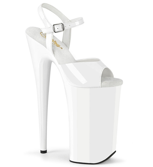 Стрипы Pleaser белые BEY009/W/M