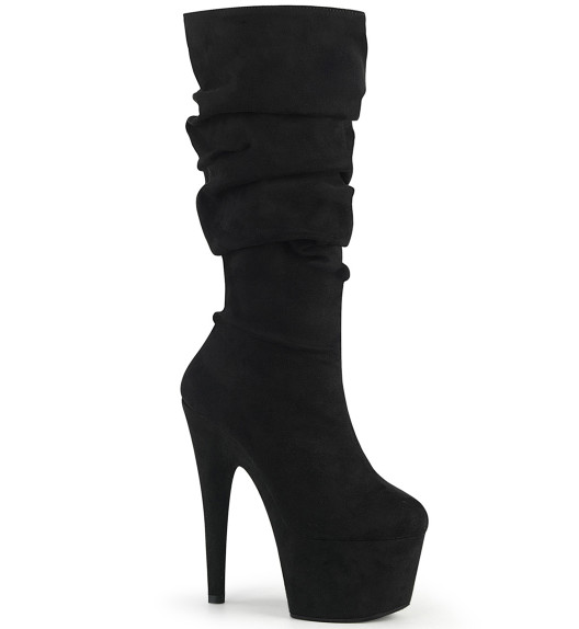 Сапоги на платформе Pleaser черные ADO1061/BFS/M