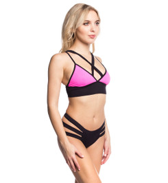 Топ черный с розовым Air Star