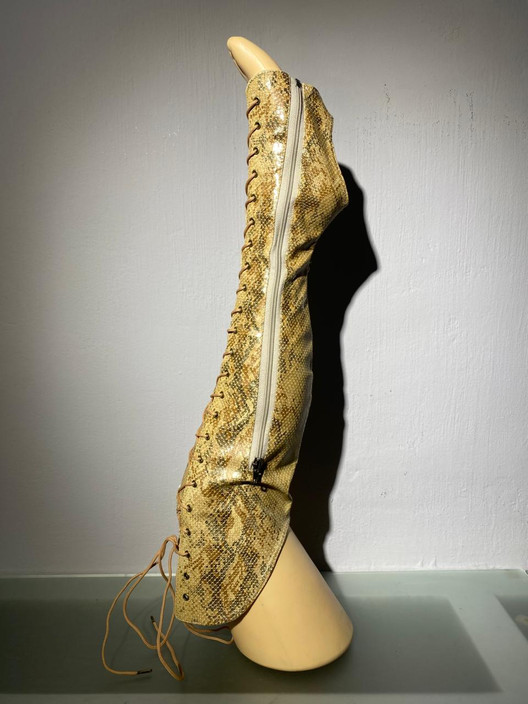 Краги с наколенниками золотая змея