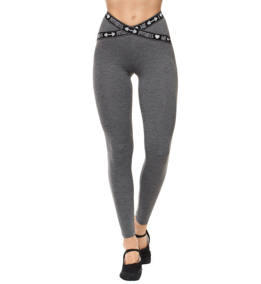 Леггинсы серый меланж Armour Crazy Fit