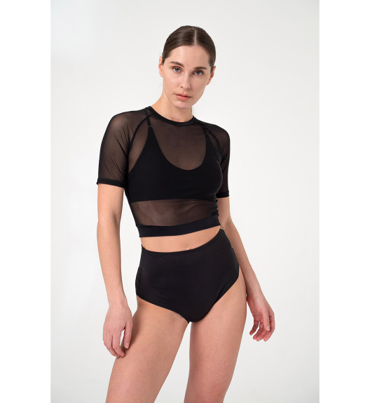 Рашгард черный из сетки Shadow I-Style