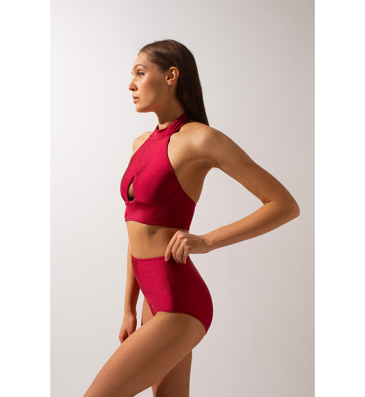 Топ бордовый Tanna Shark