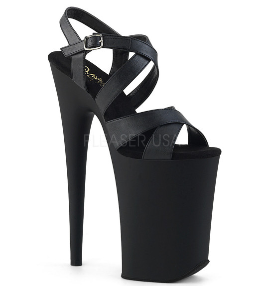 Босоножки Pleaser черные INF997/BPU/M