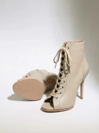 Туфли Хилсы Estrella Pro бежевая кожа ESP908BE