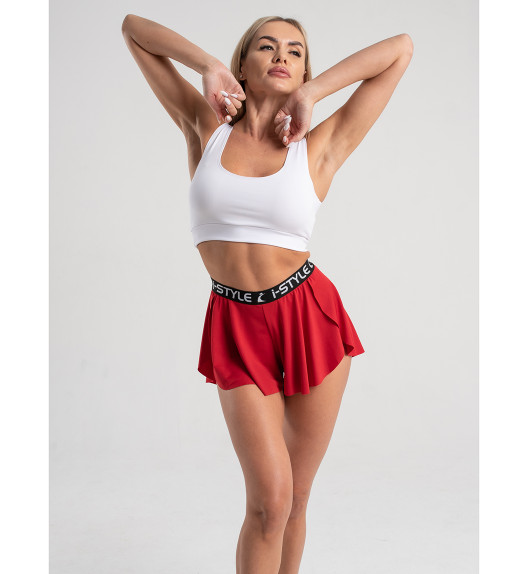 Шорты красные Double Fly Print I-Style