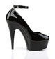 Туфли Pleaser черные DEL686/B/M