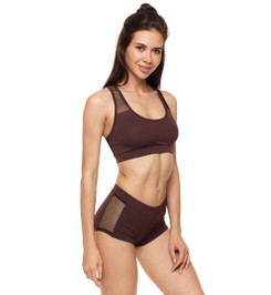 Шорты бордо с сеткой Champion