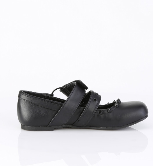 Балетки Demonia черные DAI08/BVL