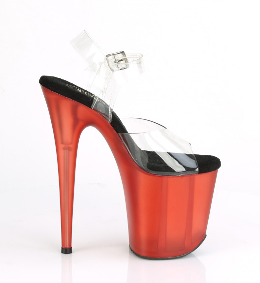 Стрипы Pleaser красные FLAM808T/C-B/R