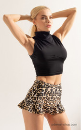 Шорты леопардовые с воланами Sun Shark