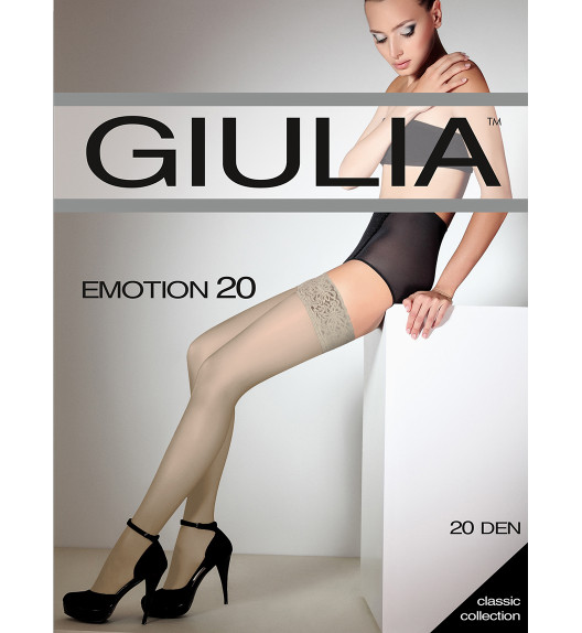Чулки бронзовые EMOTION 20 Giulia