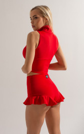 Шорты красные с воланами Sun Shark