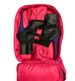 Рюкзак черный с розовыми молниями PoleDance