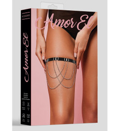 Украшение на ногу с декоративными цепочками