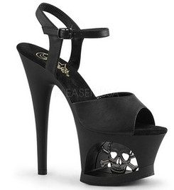 Стрипы Pleaser черные MOON709SK/BPU/M