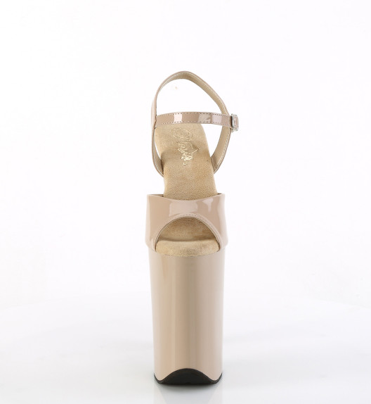 Босоножки четверки Pleaser бежевые INF909/ND/M