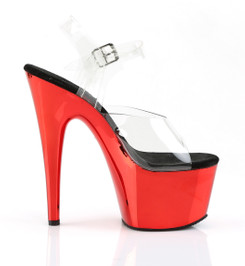 Босоножки Pleaser красные ADO708/C/RCH