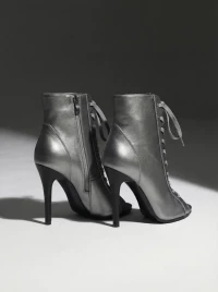 Туфли Хилсы Estrella Pro темно-серая кожа ESP911DGR