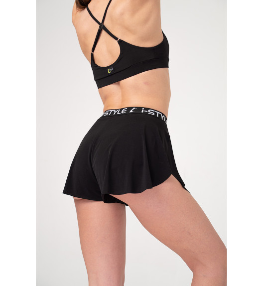 Шорты черные Double Fly Print I-Style