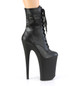 Ботильоны на платформе Pleaser черные INF1020PK/BPU/M