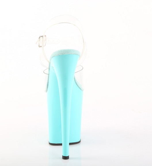 Стрипы Pleaser голубые FLAM808/C/AQ