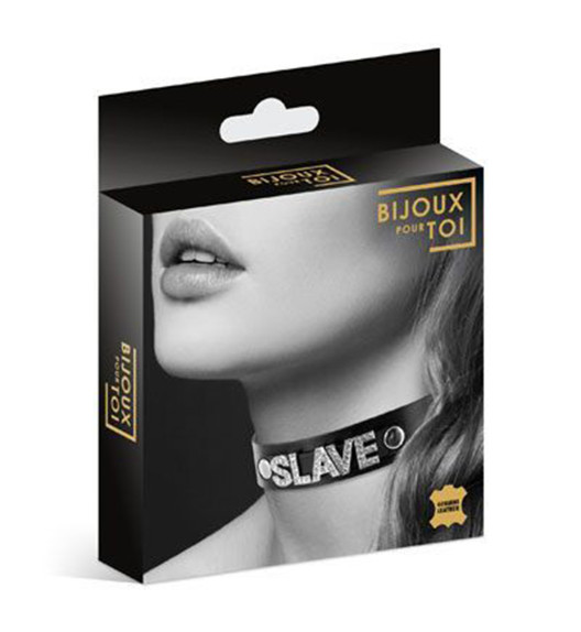 Чокер черный "SLAVE" Bijoux