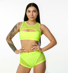 Топ желтый неон Anela Polerina