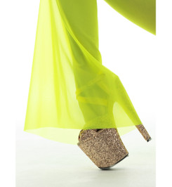 Брюки клеш желтые Disco show I-Style