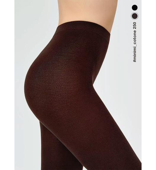 Колготки коричневые COTONE 250 Minimi