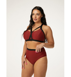 Топ бордовый Shibari Polerina