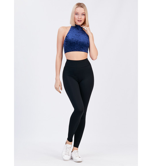 Топ синий Bombshell Velvet Star