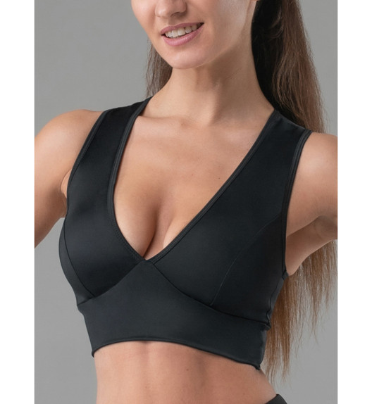 Топ черный Tulip I-Style