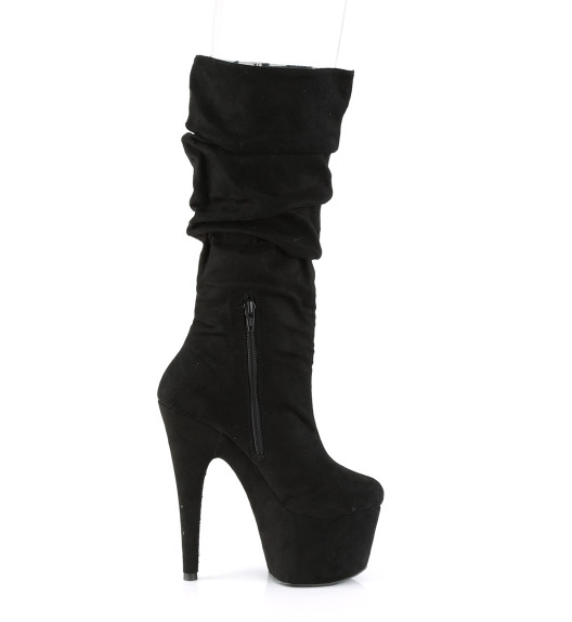 Сапоги на платформе Pleaser черные ADO1061/BFS/M