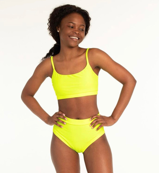 Топ желтый неон Basic Polerina