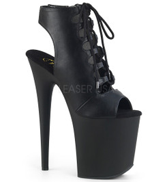 Босоножки Pleaser черные FLAM800-20/BPU/M