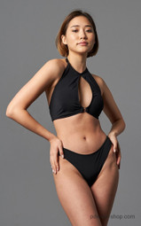 Топ черный Cherry Shark