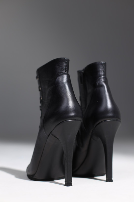 Туфли хилсы Estrella Lux черные ESL1101BL