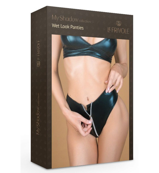 Шорты черные с молнией