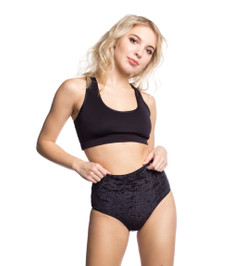 Шорты черные Bombshell Velvet Star