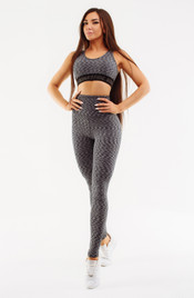 Лосины Corsage Soft Melanje "Black & Gray" Bona Fide