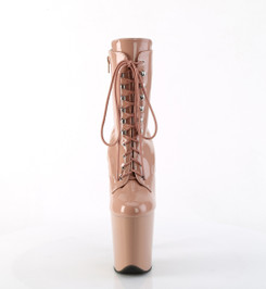 Ботильоны на платформе Pleaser розовые FLAM1020/BH/M