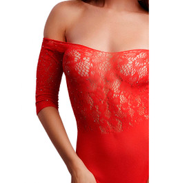 Боди красное "Teddy"