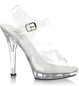 Туфли Pleaser прозрачные LIP108/C/M