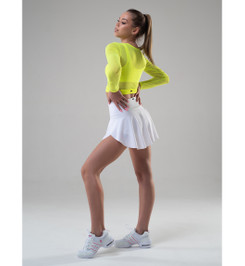 Лонгслив желтый из сетки Shadow I-Style