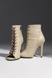 Туфли хилсы Estrella Lux крем ESL1102CR