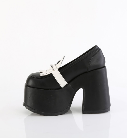 Туфли на платформе черные Demonia CAM58/BVL